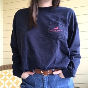 Southern marsh long sleeve pocket tee